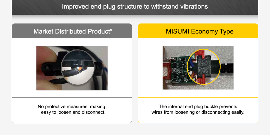 Improved end plug design for better vibration resistance
